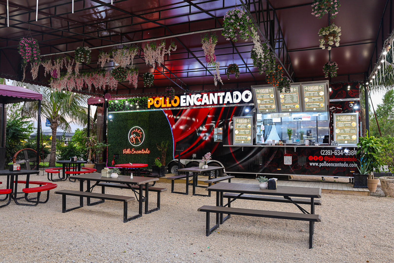 Pollo Encantado food truck Lehigh Acres